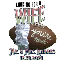 Looking for a unique Bouquet/Garter toss alternative for your Wedding Day | Wife/Husband T-Shirt Toss - My Store