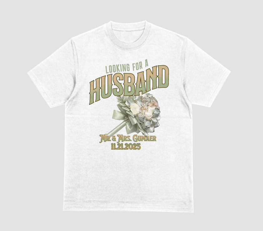 Looking for a unique Bouquet/Garter toss alternative for your Wedding Day | Wife/Husband T-Shirt Toss - My Store