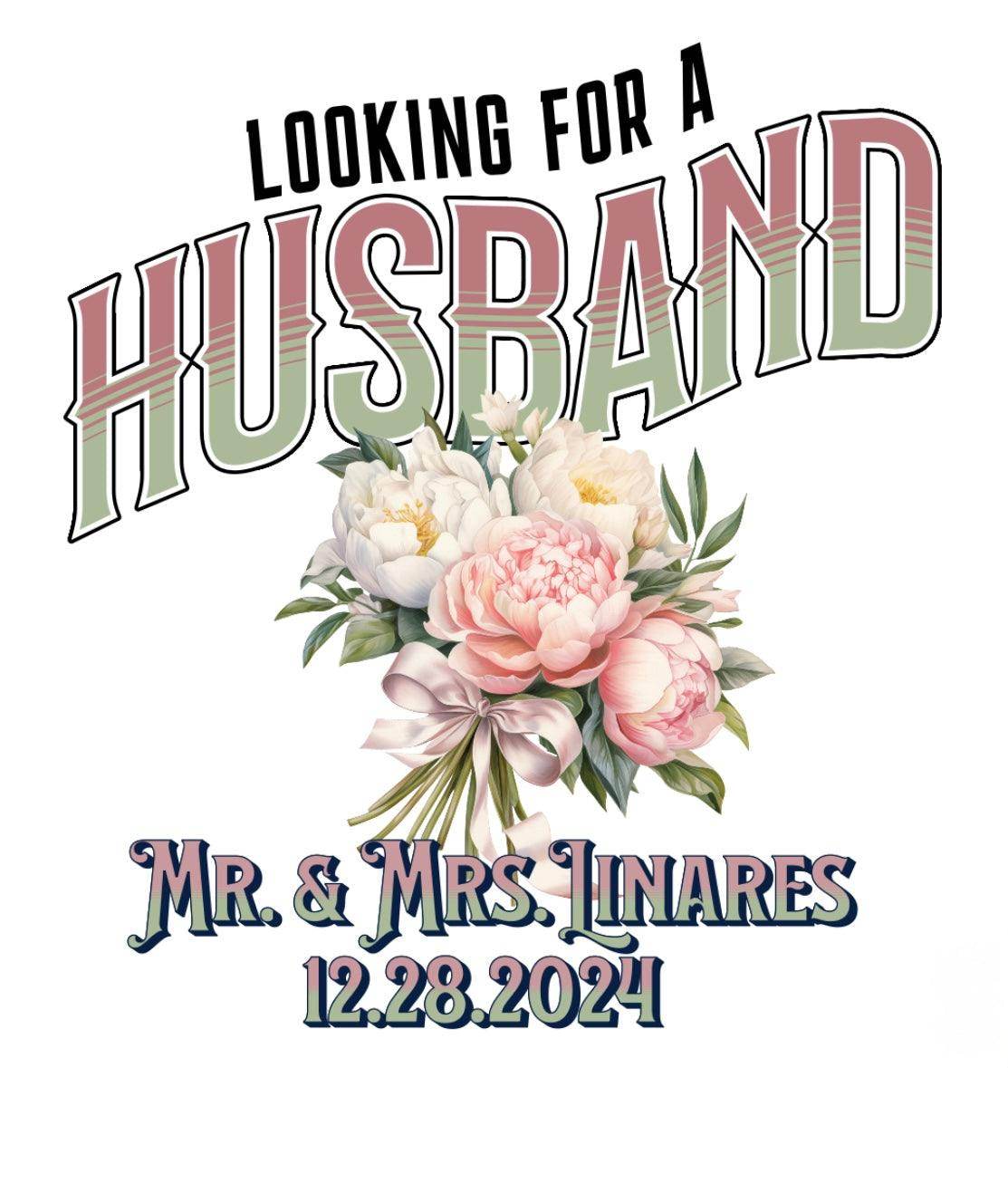 Looking for a unique Bouquet/Garter toss alternative for your Wedding Day | Wife/Husband T-Shirt Toss - My Store