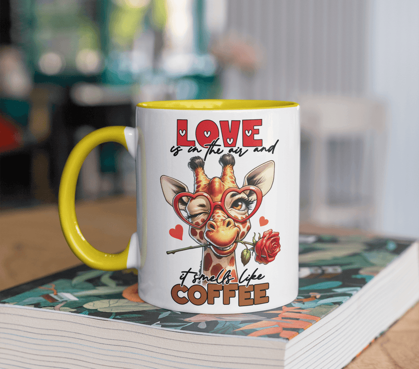 Love Is In The Air & It Smells Like Coffee - Coffee Mug - My Store
