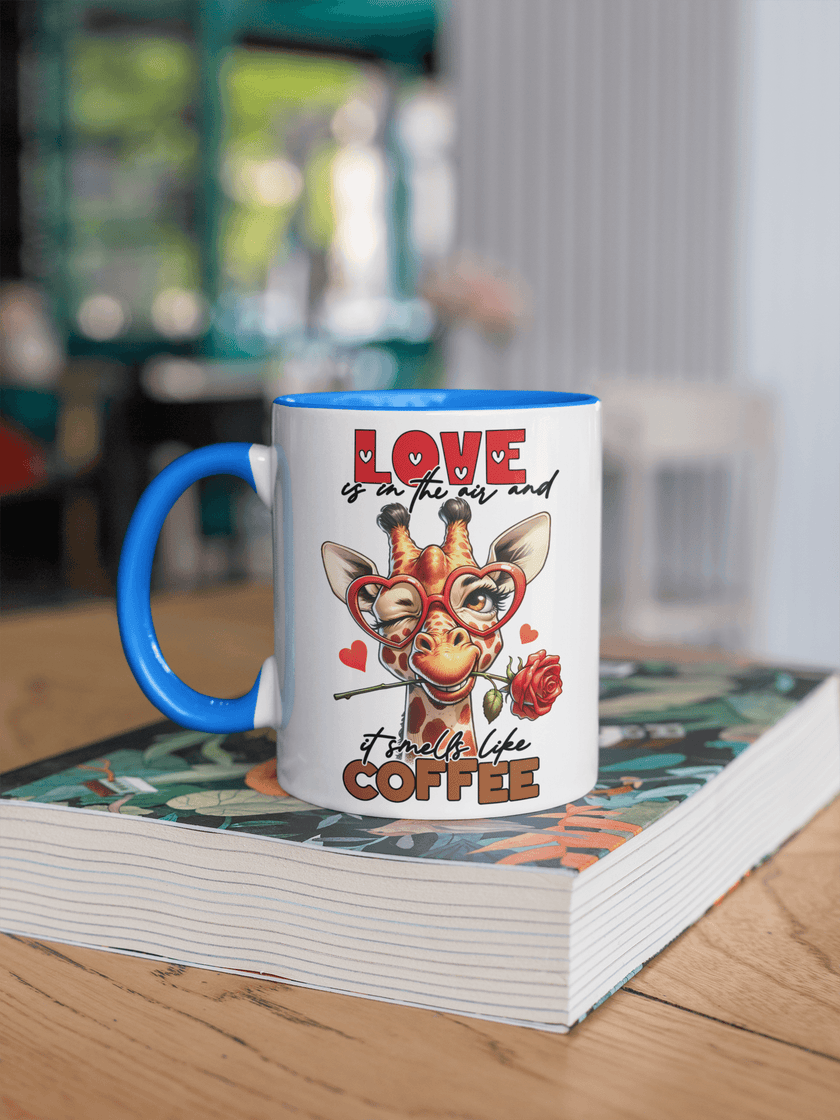 Love Is In The Air & It Smells Like Coffee - Coffee Mug - My Store