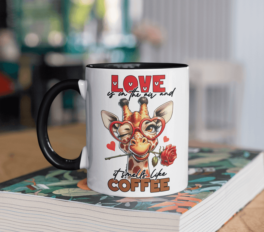 Love Is In The Air & It Smells Like Coffee - Coffee Mug - My Store
