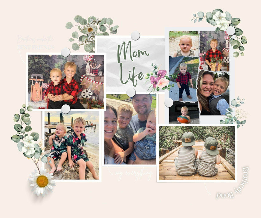 Mom Life 20oz Tumbler with Pictures - My Store