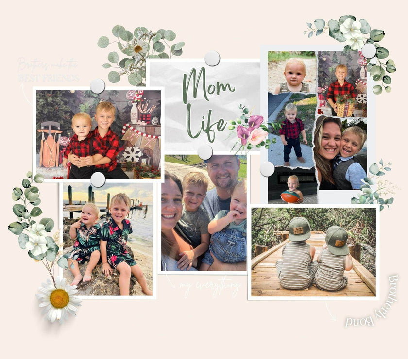 Mom Life 20oz Tumbler with Pictures - My Store