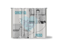 Mommy EST (year) 20 0z Tumbler - Personalize with name and 2 Pictures | Mom | Dad - My Store