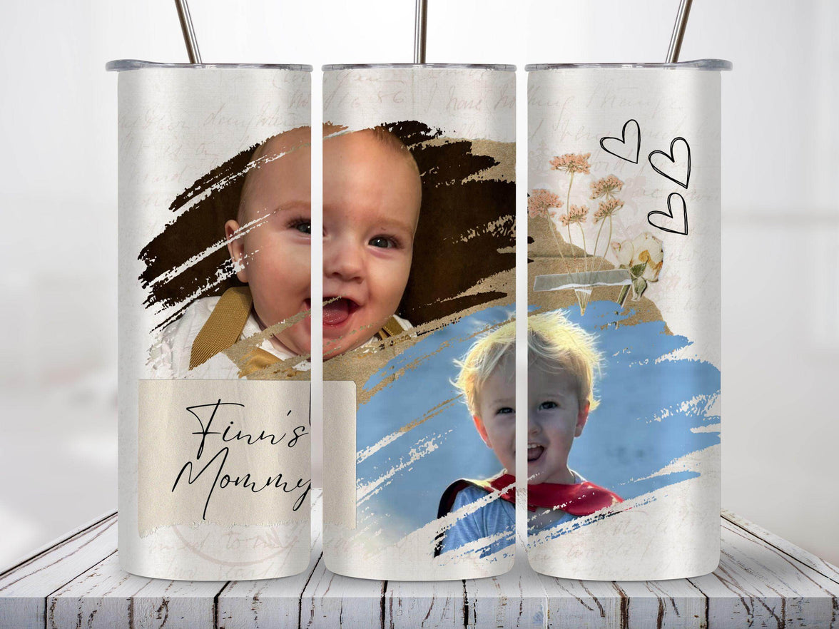 Mommy, Mom, Grandma, Mimi customized 20oz tumbler with pictures - My Store