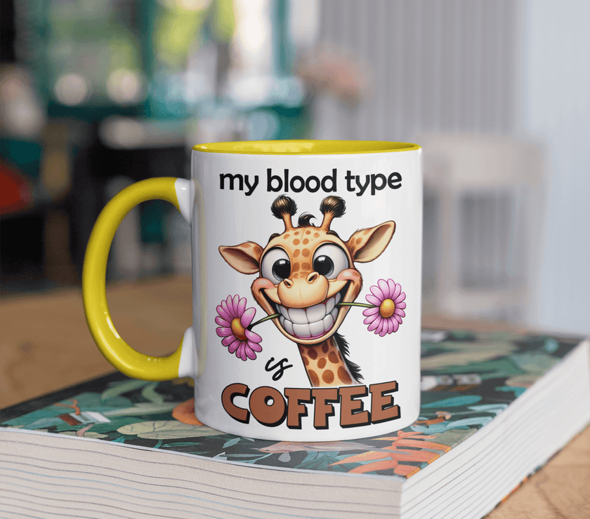 My Blood Type Is Coffee - Coffee Mug - My Store