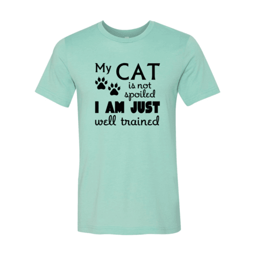 My Cat Is Not Spoiled Shirt - Women's T-shirt - My Store