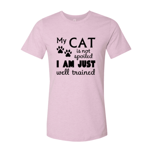 My Cat Is Not Spoiled Shirt - Women's T-shirt - My Store