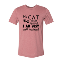 My Cat Is Not Spoiled Shirt - Women's T-shirt - My Store