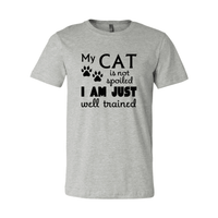 My Cat Is Not Spoiled Shirt - Women's T-shirt - My Store
