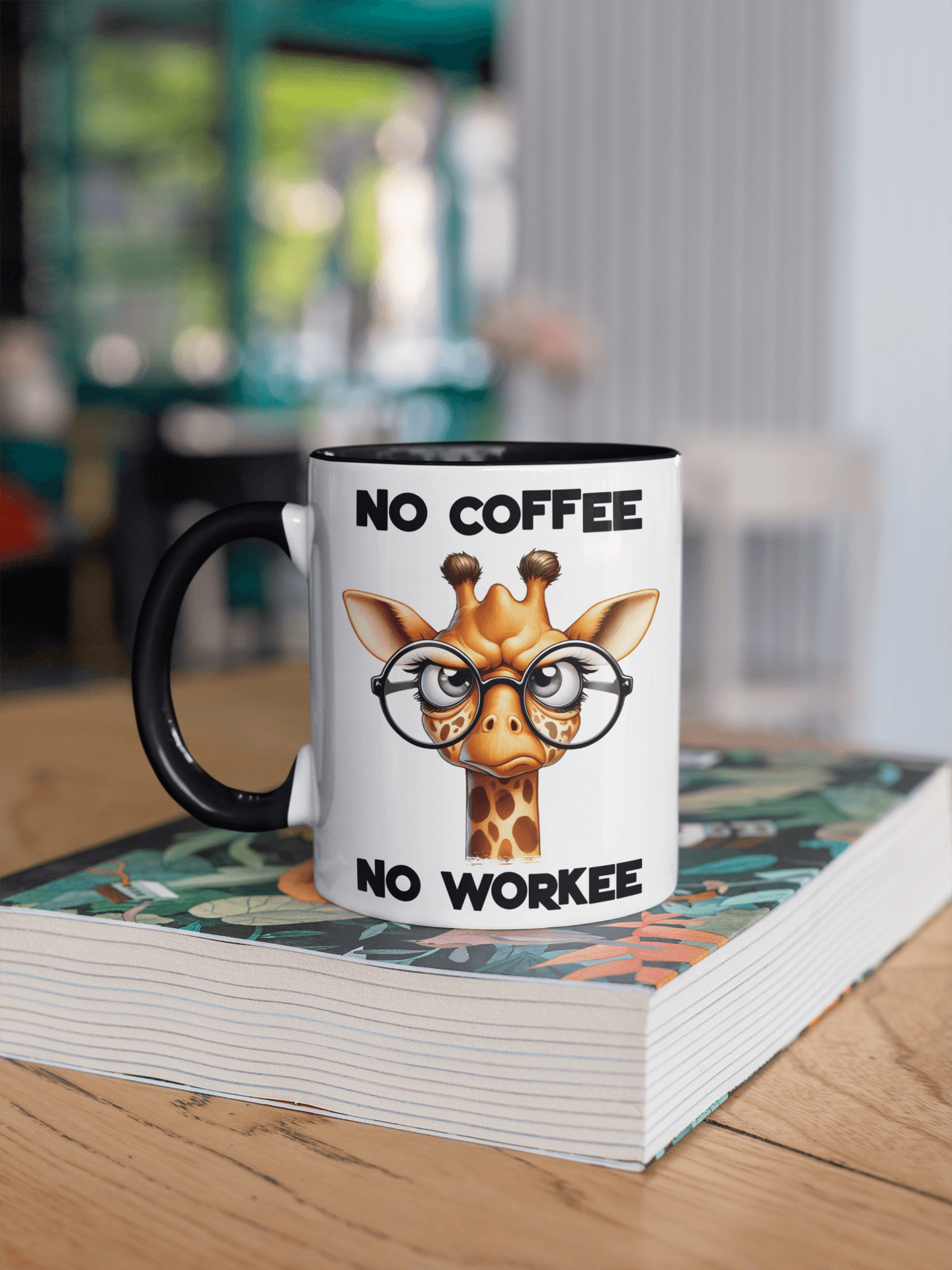 No Coffee, No Workee Giraffe Coffee Mug - My Store