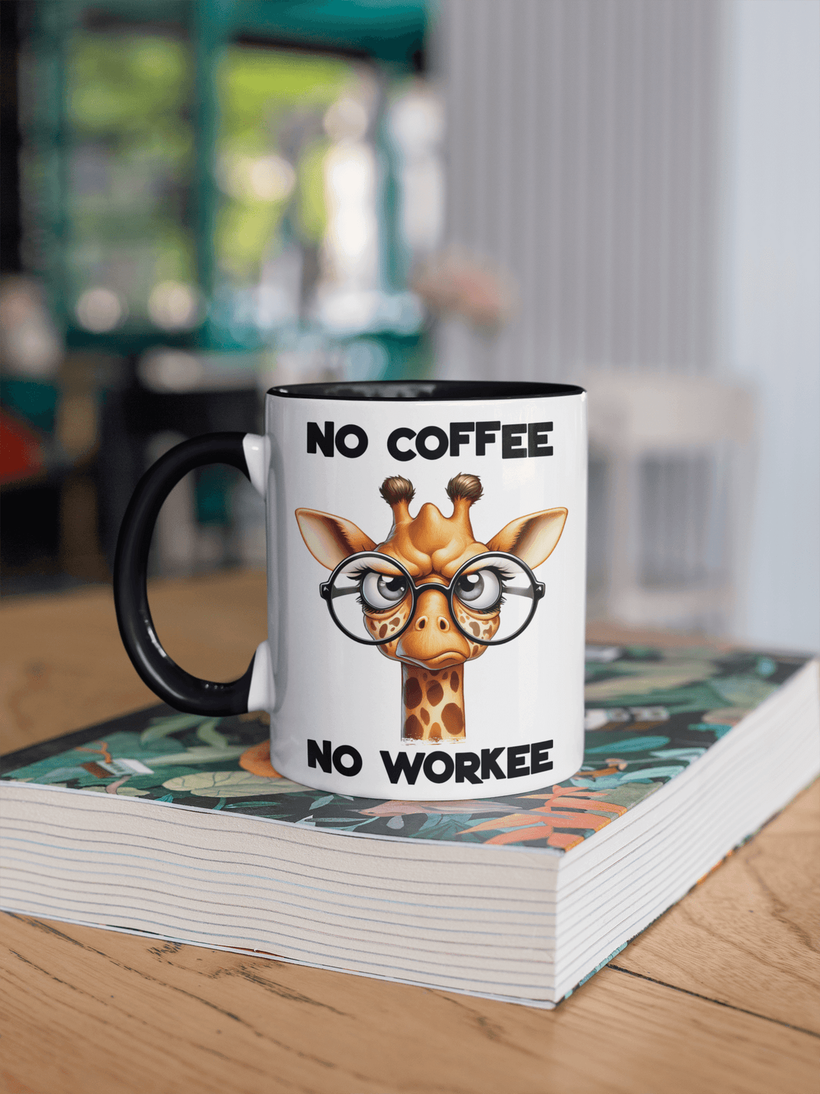 No Coffee, No Workee Giraffe Coffee Mug - My Store