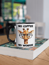 No Coffee, No Workee Giraffe Coffee Mug - My Store