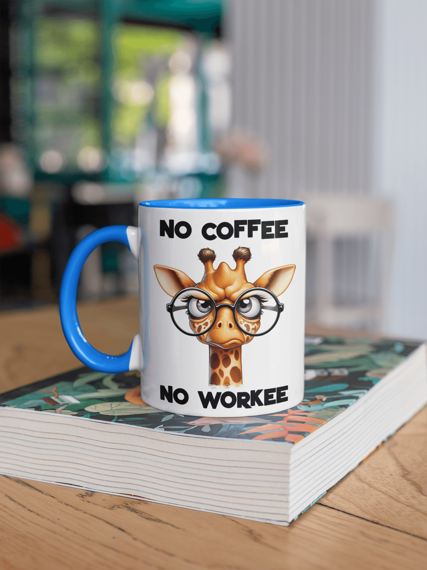 No Coffee, No Workee Giraffe Coffee Mug - My Store