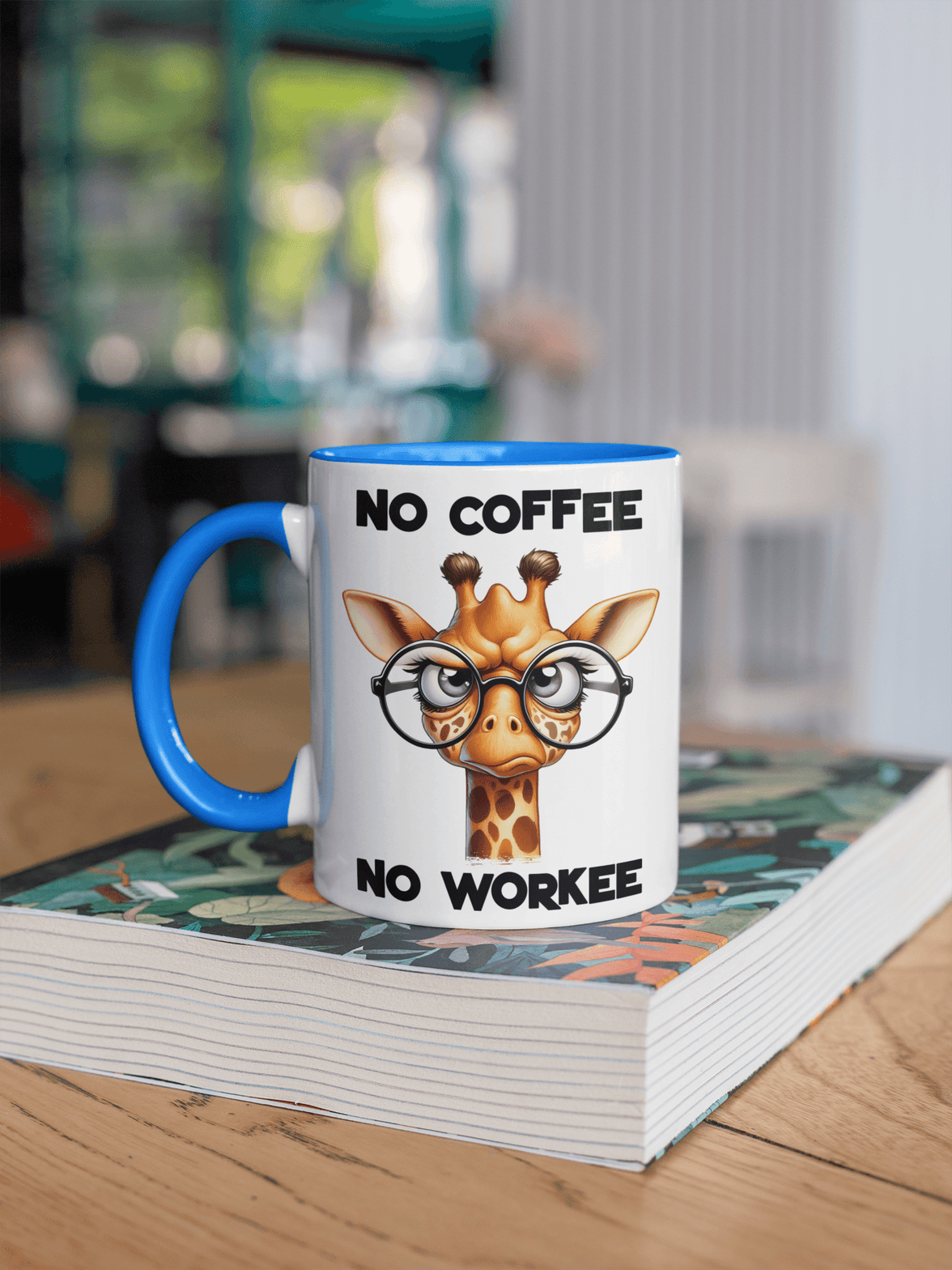 No Coffee, No Workee Giraffe Coffee Mug - My Store