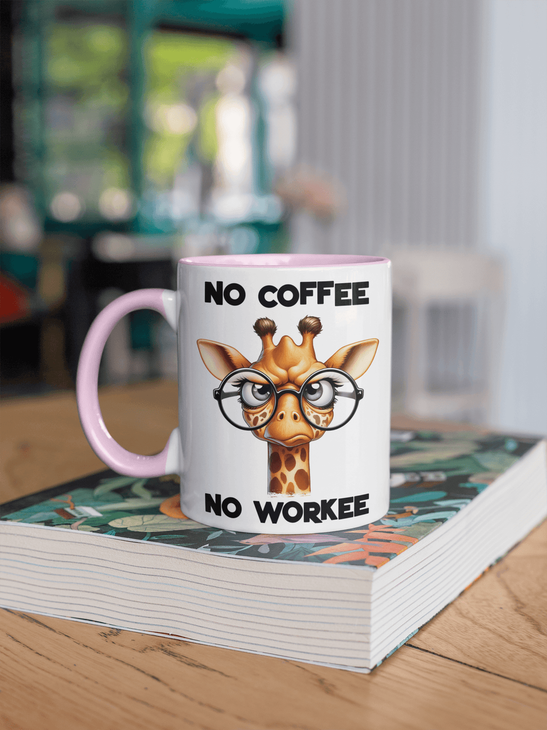 No Coffee, No Workee Giraffe Coffee Mug - My Store