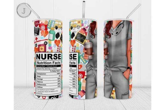 Nurse Skinny 20 oz Tumbler with lid and straw - My Store