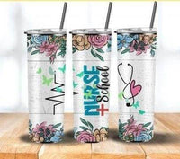 Nurse Skinny 20 oz Tumbler with lid and straw - My Store
