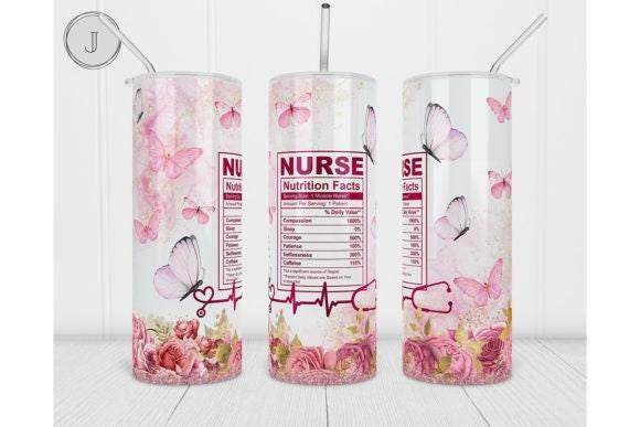 Nurse Skinny 20 oz Tumbler with lid and straw - My Store