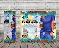 Nurse Skinny 20 oz Tumbler with lid and straw - My Store