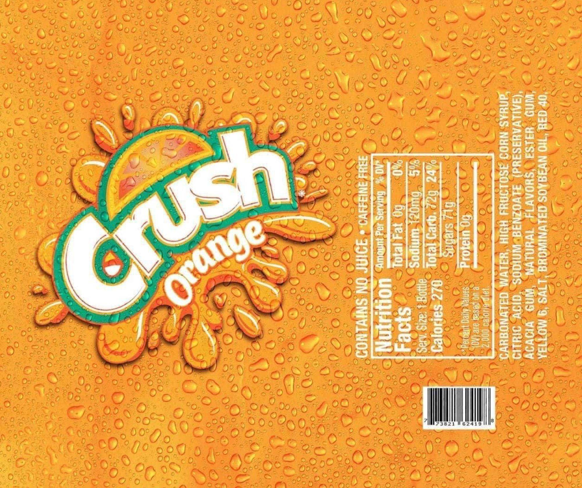Orange Crush Soda 20oz Tumbler - My Store