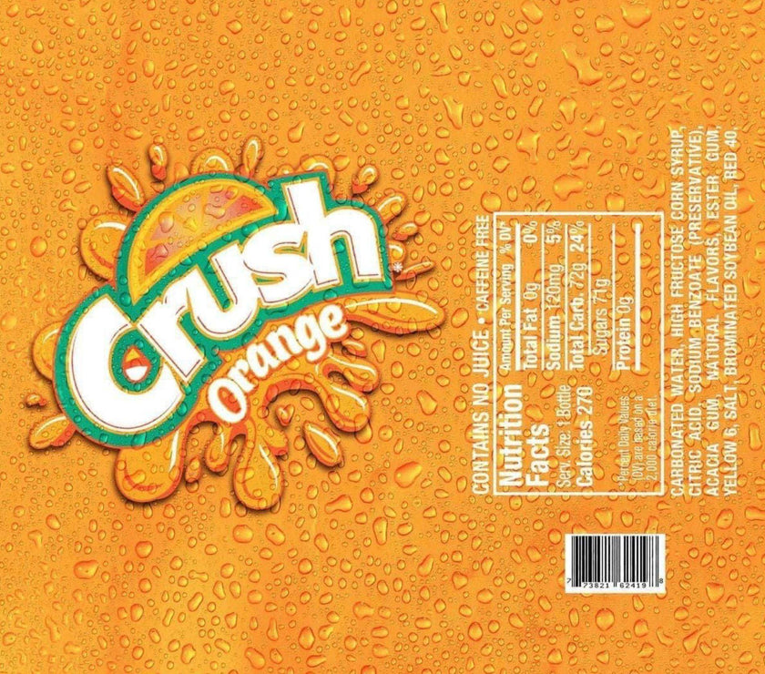 Orange Crush Soda 20oz Tumbler - My Store