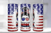 Patriotic USA 20oz Tumbler with lid and straw - My Store