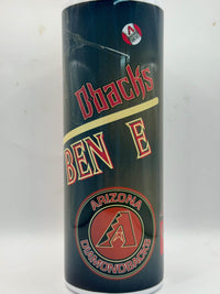 Personalized Arizona Diamondbacks Tumbler 20 oz - Custom MLB Insulated Stainless Steel Travel Cup, Baseball Fan Gift - My Store