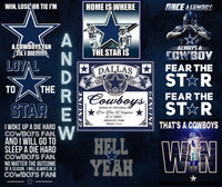 Personalized Dallas Cowboys - 20 oz tumbler - Memes for a true fan - 3 Different design options - My Store