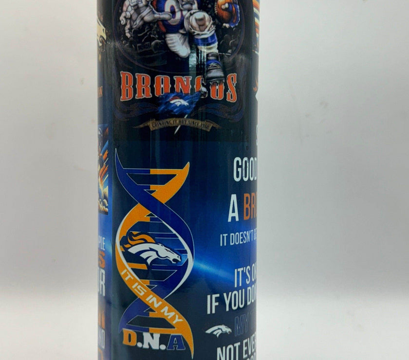 Personalized Denver Broncos 20 oz tumbler - My Store