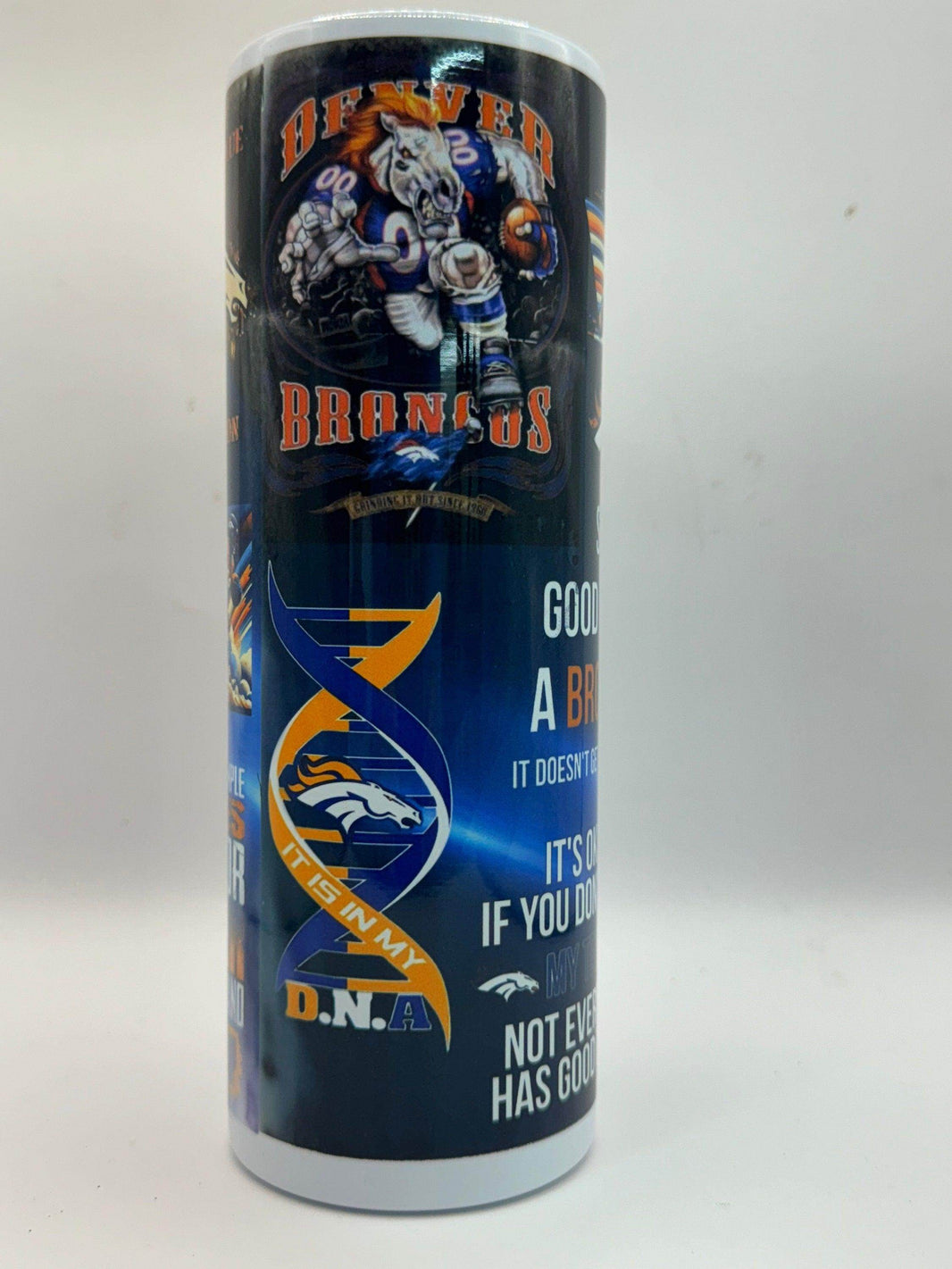 Personalized Denver Broncos 20 oz tumbler - My Store