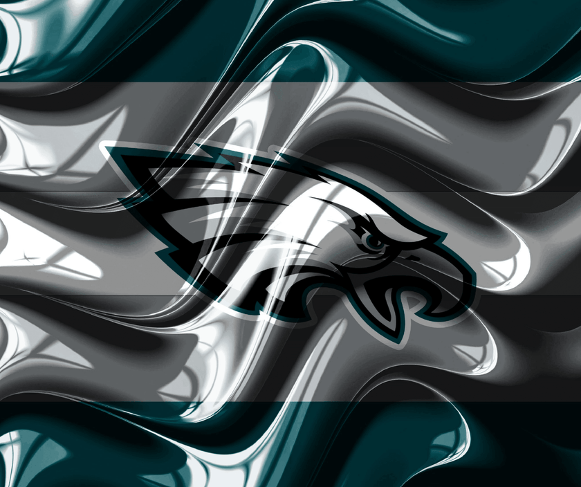 Philadelphia Eagles 3D Wave Effect 20oz Tumbler - My Store