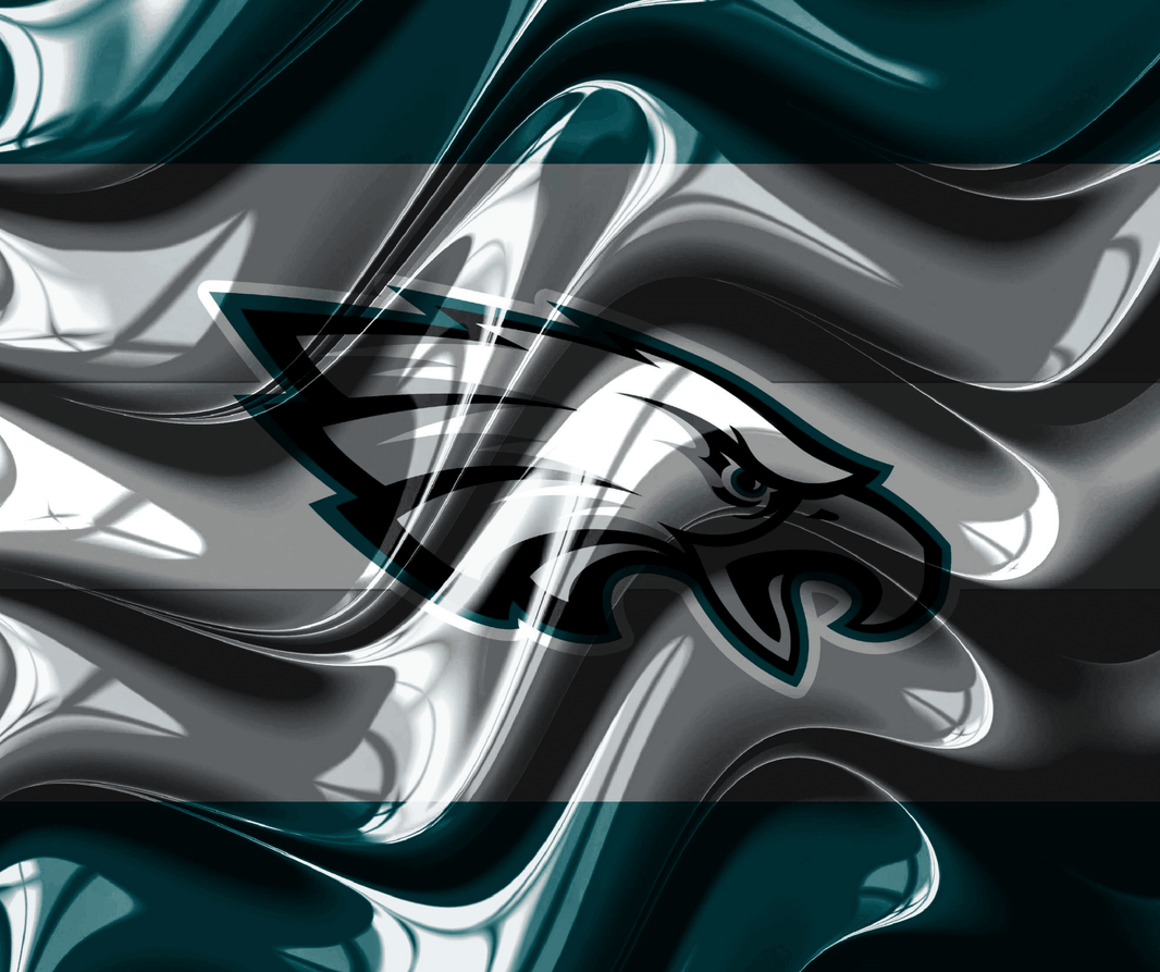 Philadelphia Eagles 3D Wave Effect 20oz Tumbler - My Store