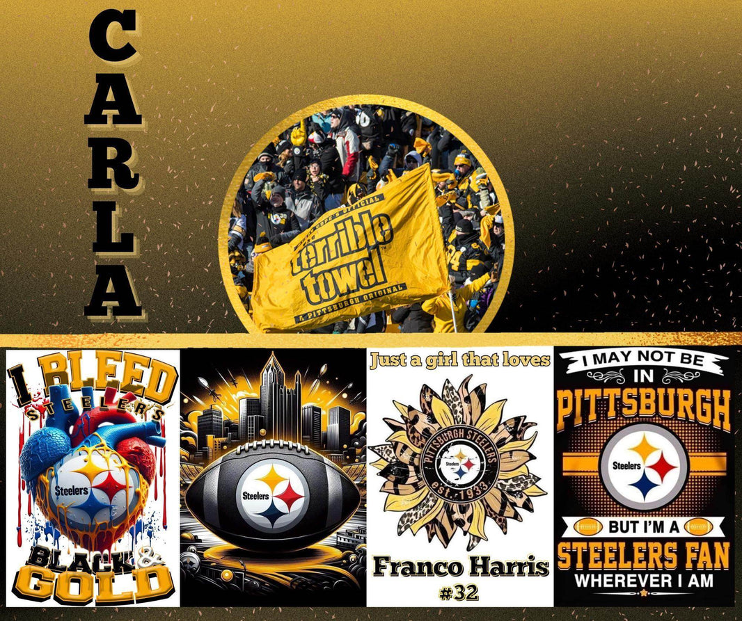 Pittsburg Steelers Fan Girl 20oz Tumbler With Name - My Store