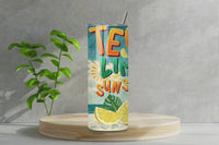 Tequila Lime and Sunshine 20oz Tumbler – Insulated Stainless Steel Cup for Cold & Hot Drinks, Perfect Gift for Summer and Outdoor Use