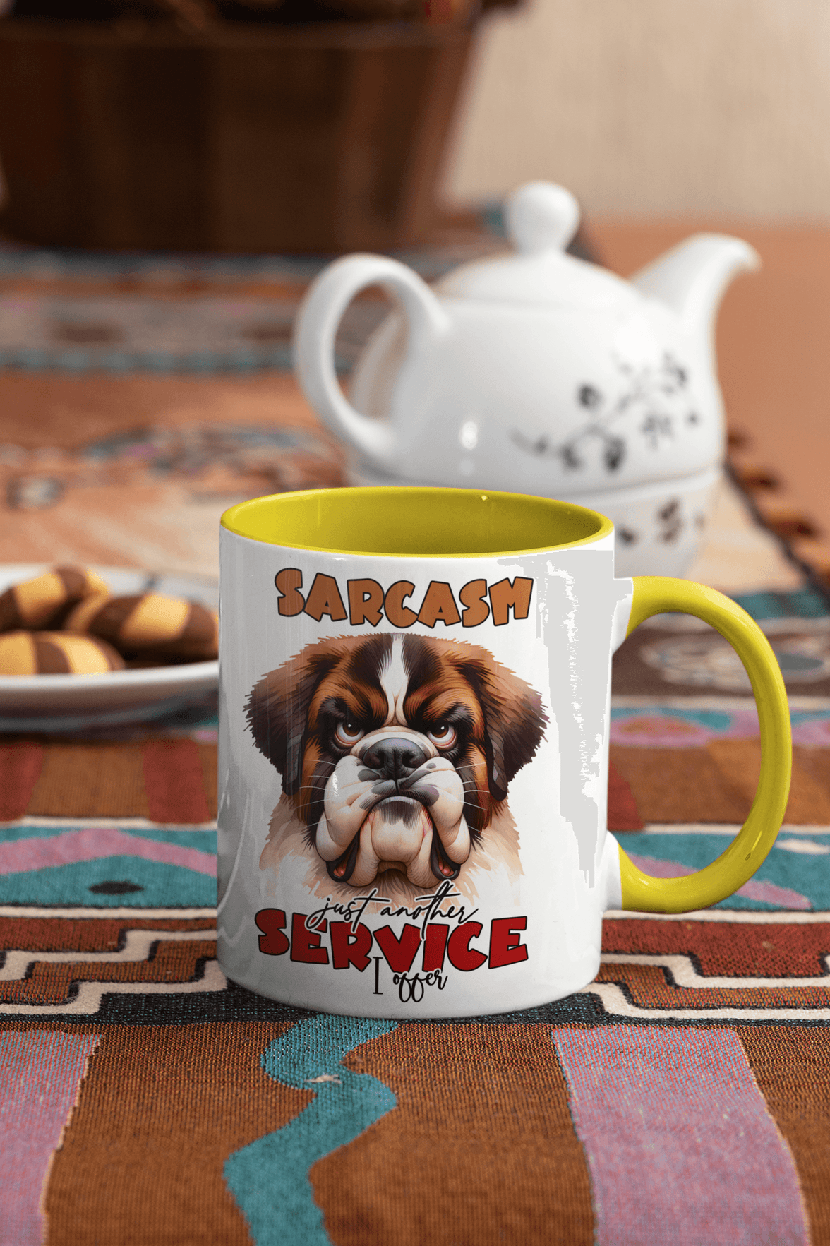 Sarcasm, Just Another Service I Offer Coffee Mug | Dog Coffee Cup - My Store