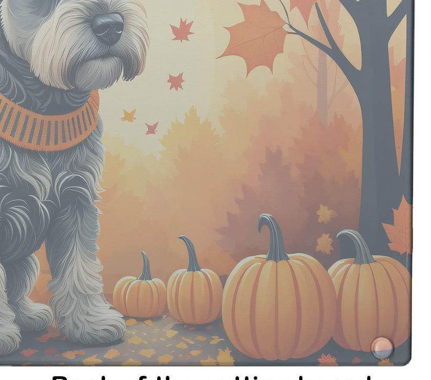 Schnauzer Fall Glass Cutting Board | Dog | Kitchen | Pumpkin Kitchen Decor - My Store