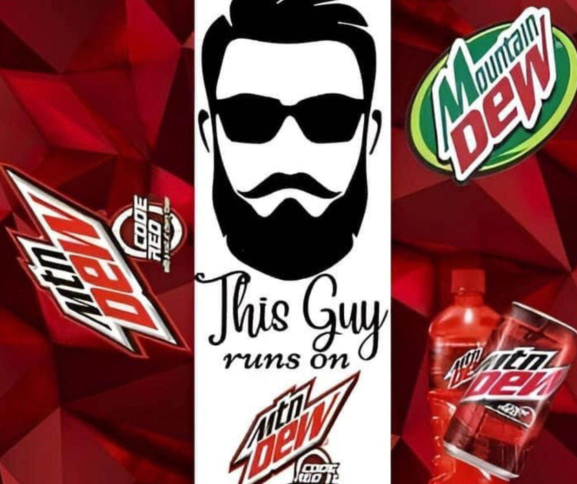 This Guy Runs On Mountain Dew 20oz Tumbler - My Store