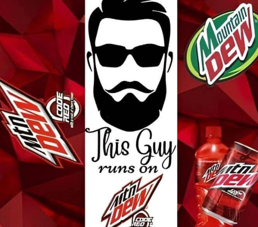 This Guy Runs On Mountain Dew 20oz Tumbler - My Store