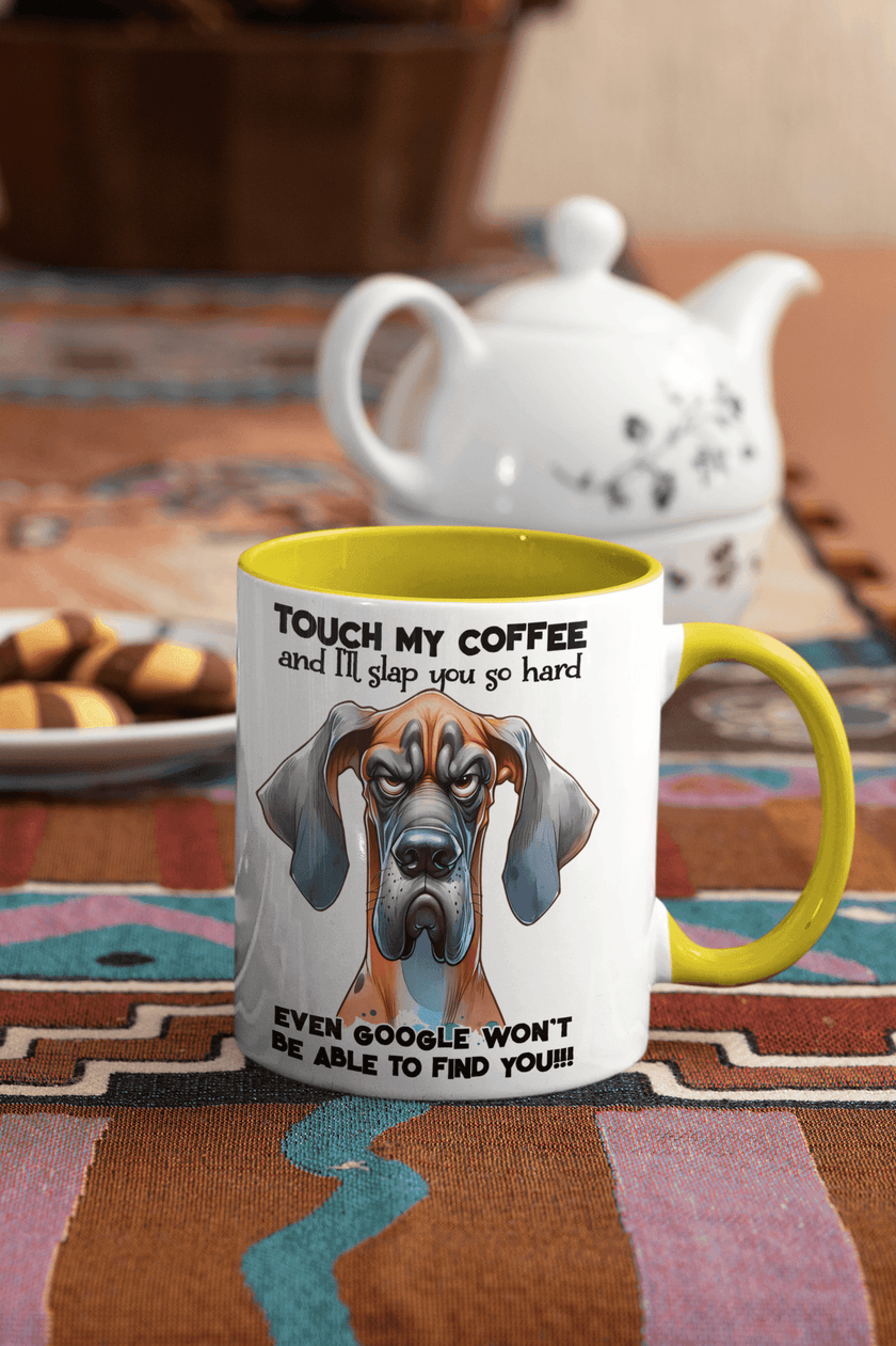 Touch My Coffee and Google Won't Be Able to Find You 10oz Mug| Grumpy Dog - My Store