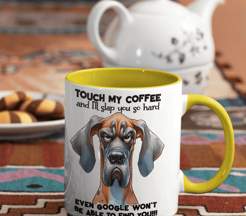 Touch My Coffee and Google Won't Be Able to Find You 10oz Mug| Grumpy Dog - My Store