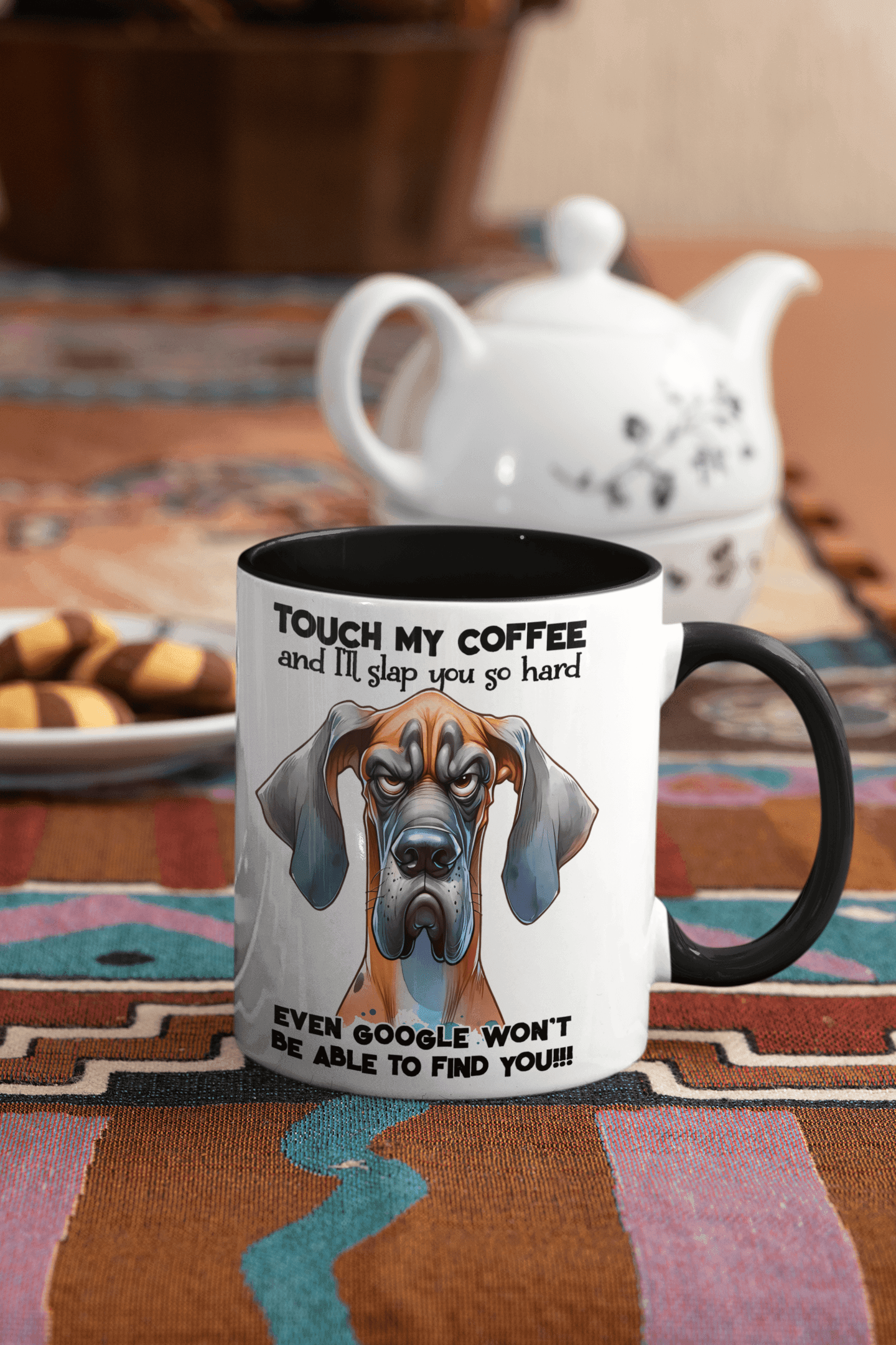 Touch My Coffee and Google Won't Be Able to Find You 10oz Mug| Grumpy Dog - My Store