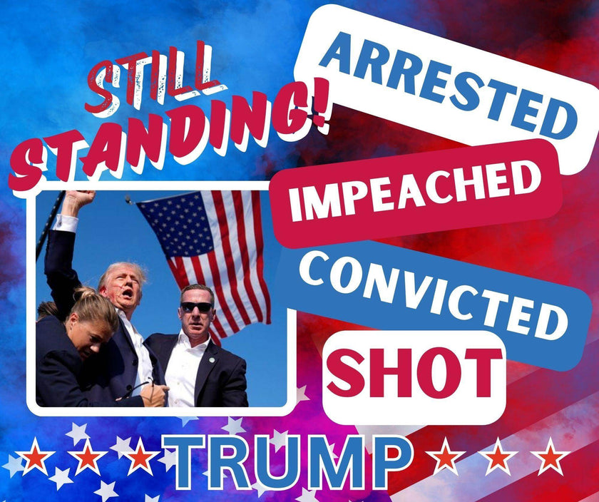 Trump 2024 Arrested Impeached Tumbler 20oz - My Store