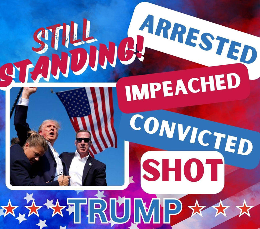Trump 2024 Arrested Impeached Tumbler 20oz - My Store