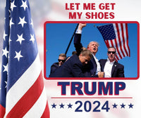 Trump 2024 Let Me Get My Shoes Tumbler 20oz - My Store