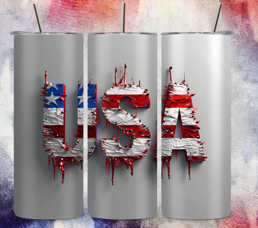 USA Patriotic Tumbler 20oz - My Store