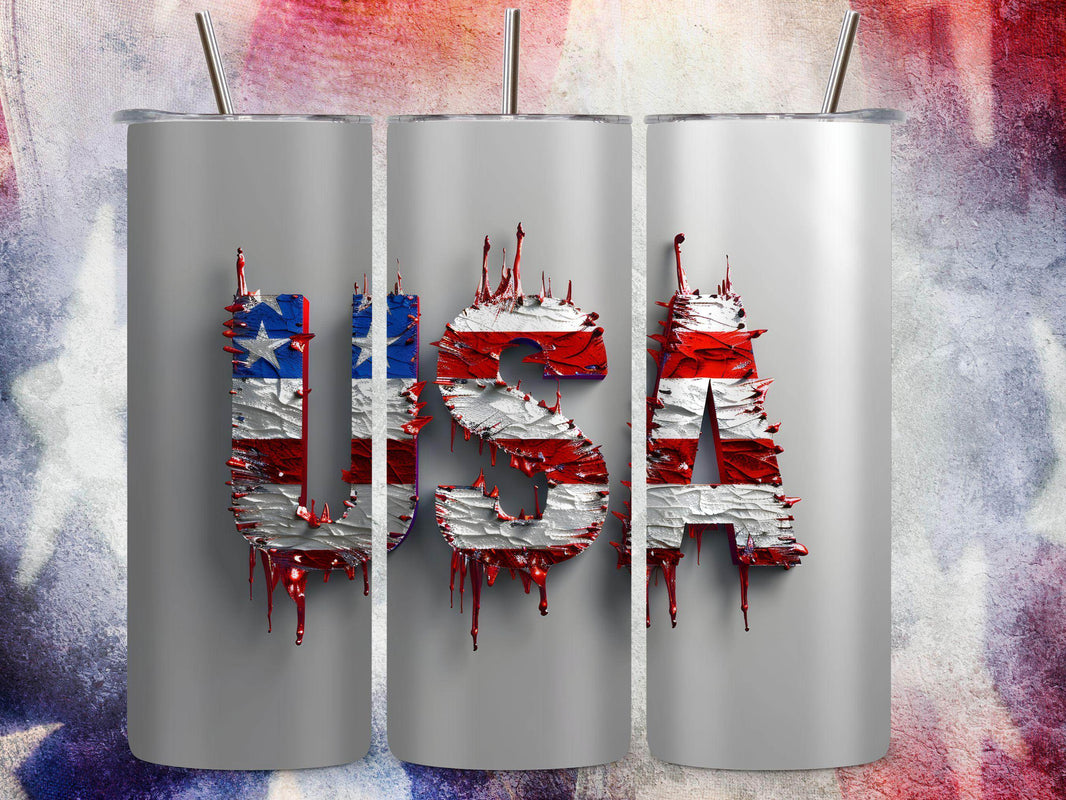 USA Patriotic Tumbler 20oz - My Store