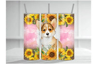 Various Corgi dog breed Skinny 20 oz Tumbler with lid and straw for the puppy lover in your life - My Store