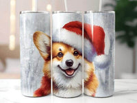 Various Corgi dog breed Skinny 20 oz Tumbler with lid and straw for the puppy lover in your life - My Store